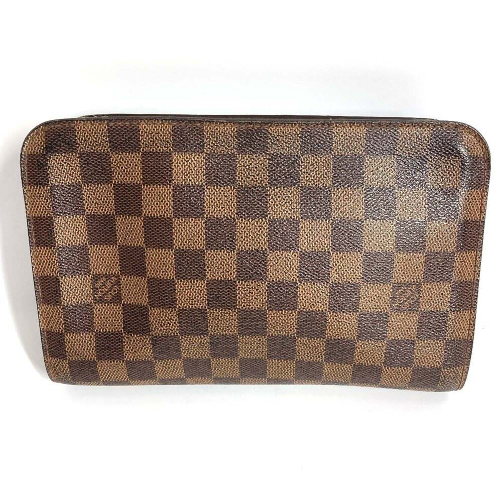 LOUIS VUITTON Brown Damier Canvas Pouch - Picture 3 of 15
